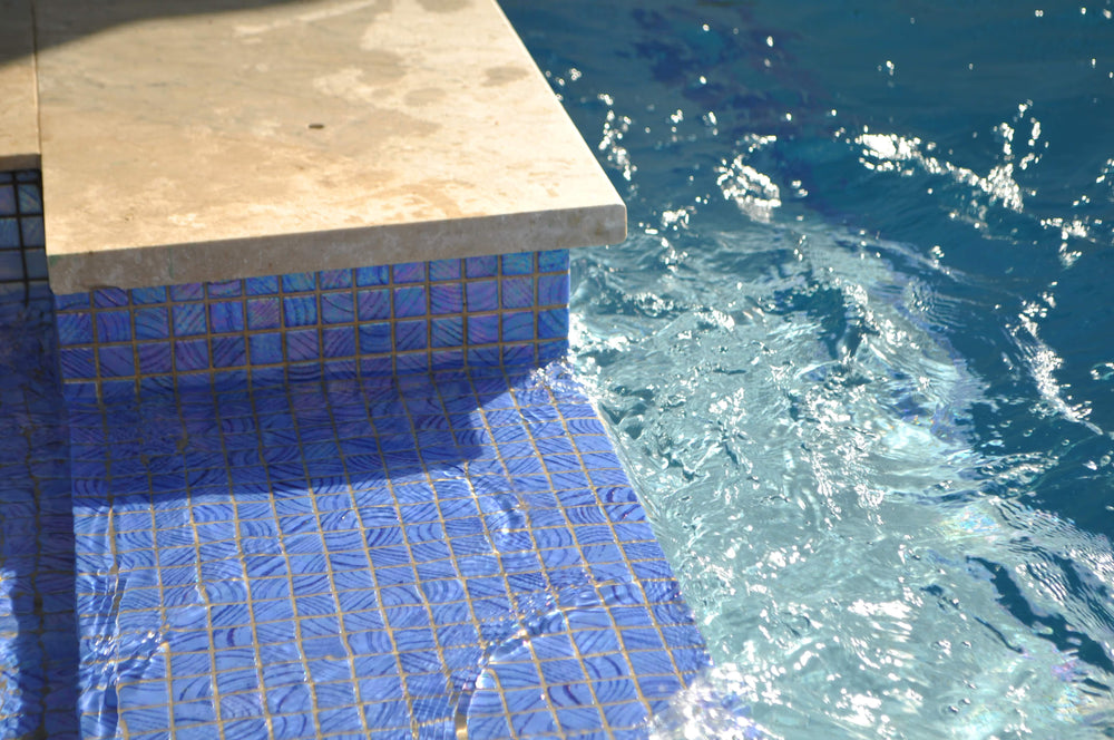 The Ezarri Vulcano Santorini Pool Tile, view 2