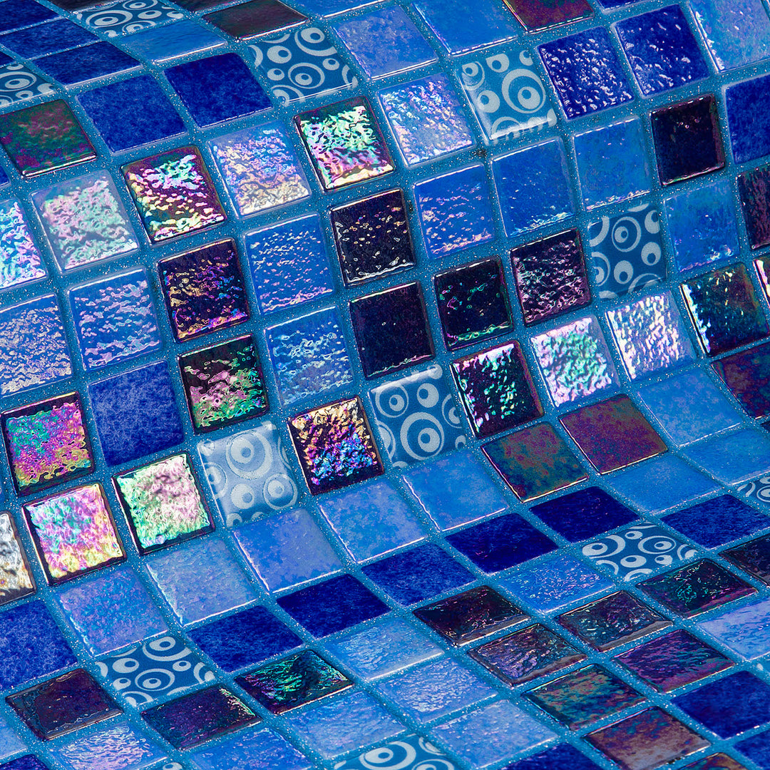 The Ezarri Topping Blueberries Pool Tile