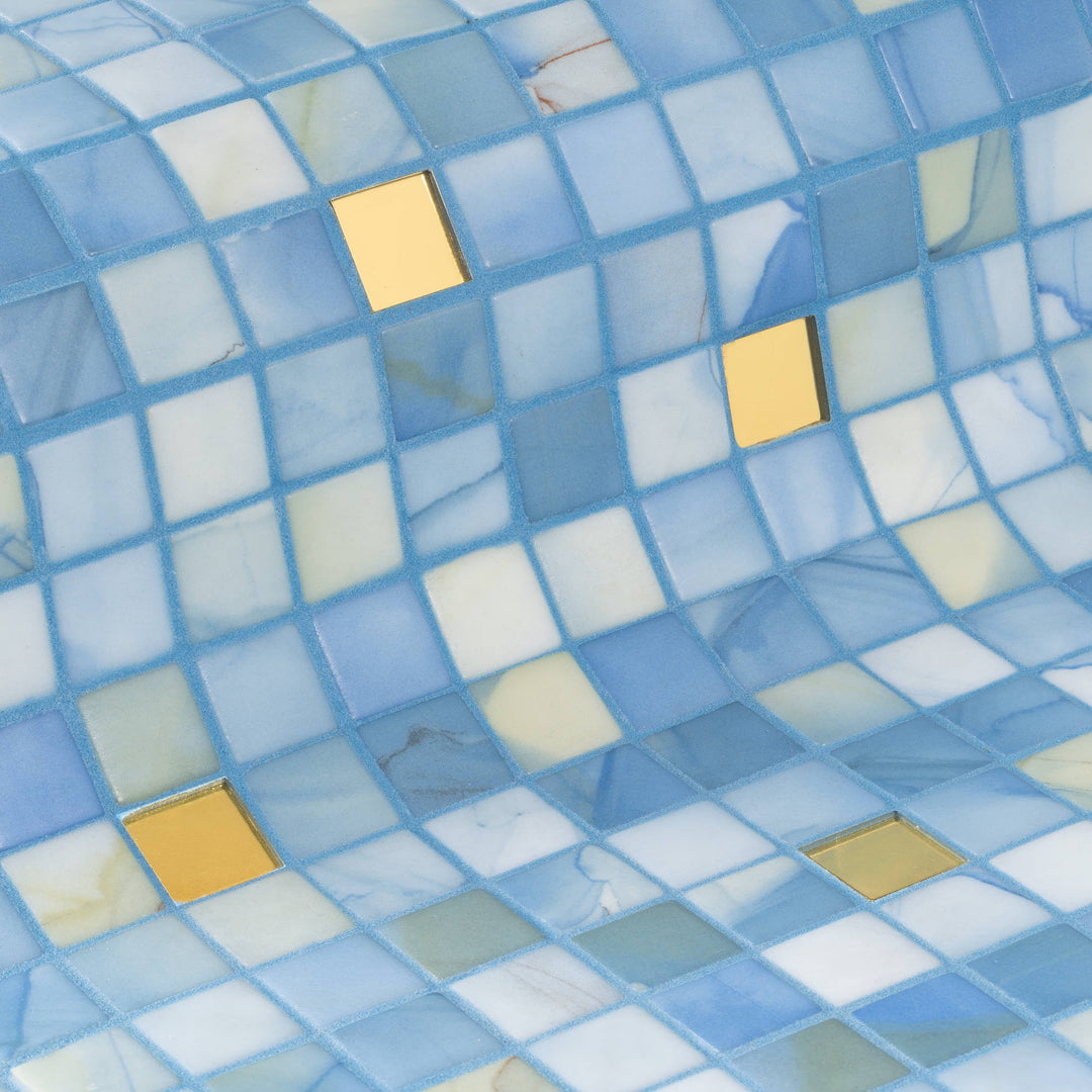 The Ezarri Gold Washes 25 Pool Tile