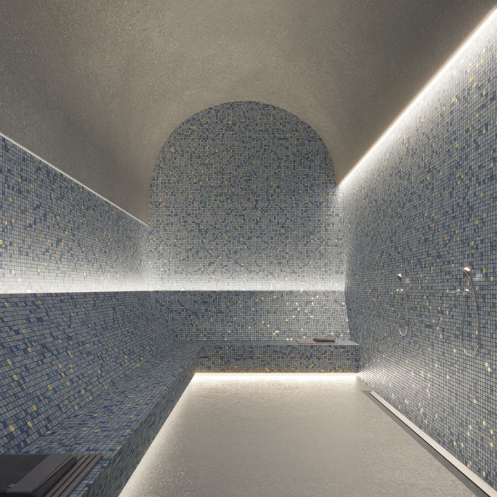 The Ezarri Gold Washes 25 Pool Tile