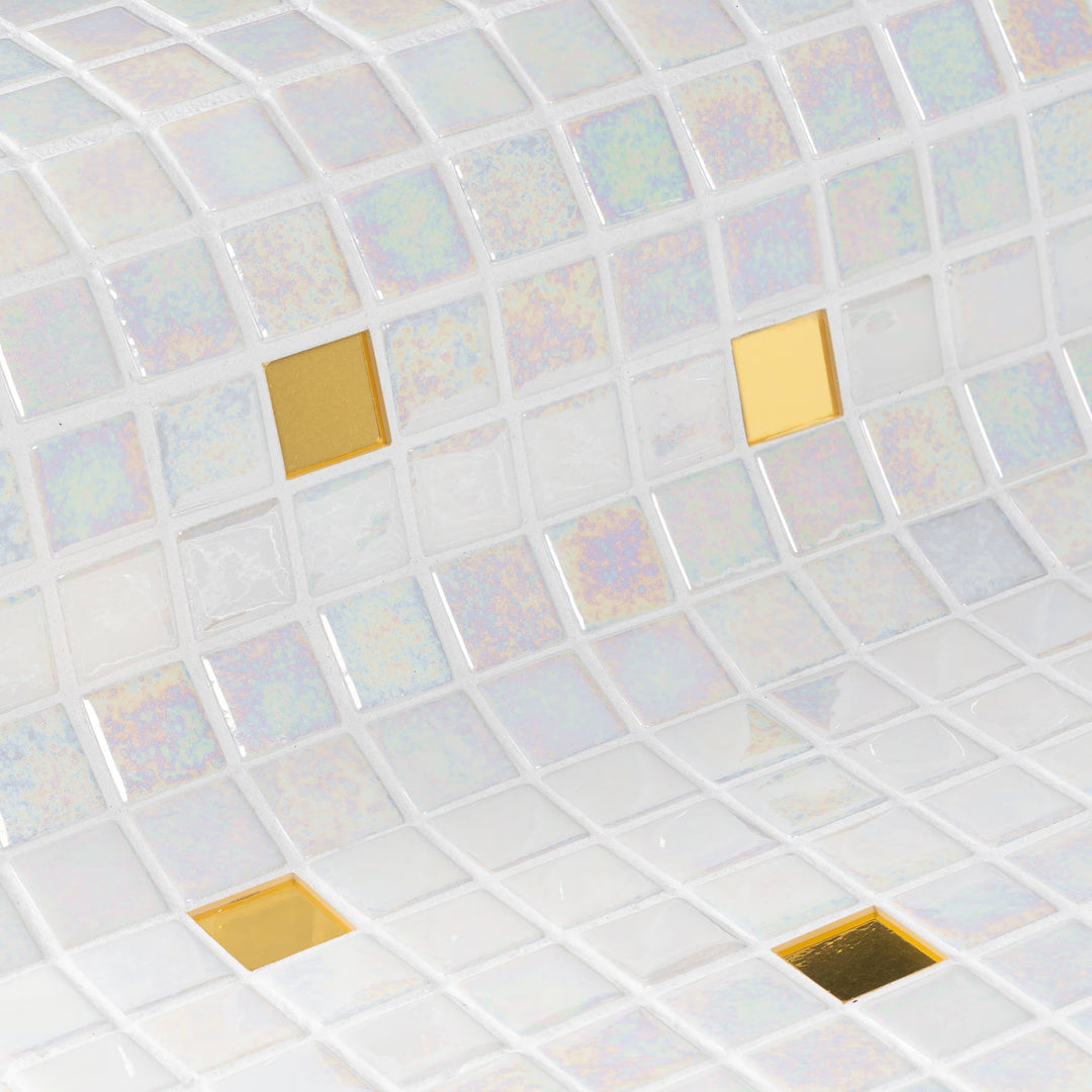 The Ezarri Gold Perla 25 Pool Tile
