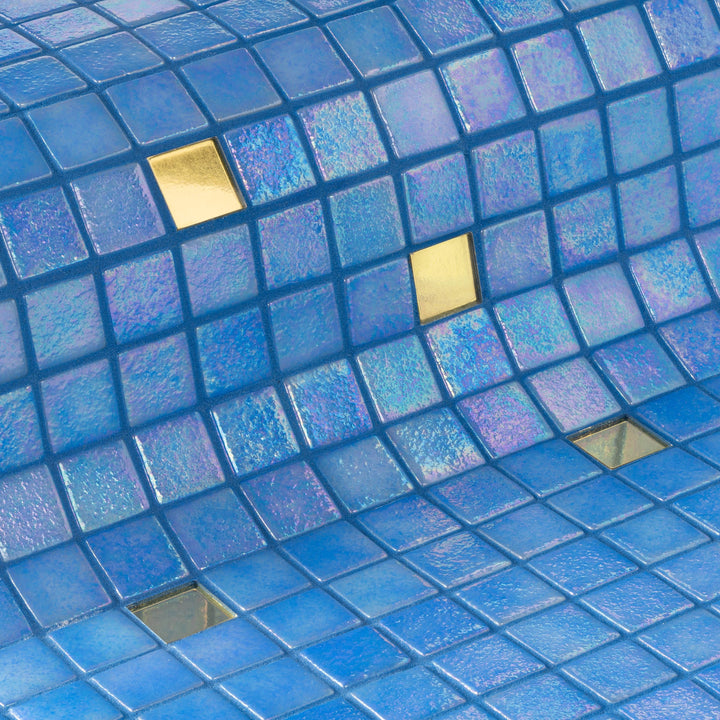 The Ezarri Gold Ocean 25 Pool Tile