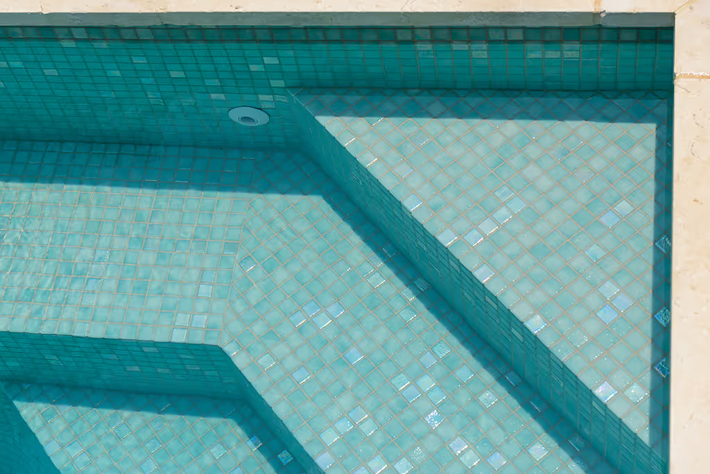 The Ezarri Tourmaline Pool Tile
