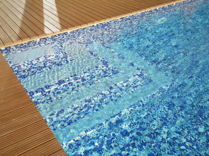 The Ezarri Iris Mix Oasis Pool Tile
