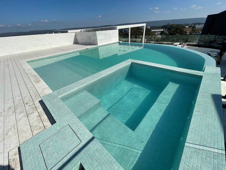 The Ezarri Niebla 29-B Pool Tile Collection