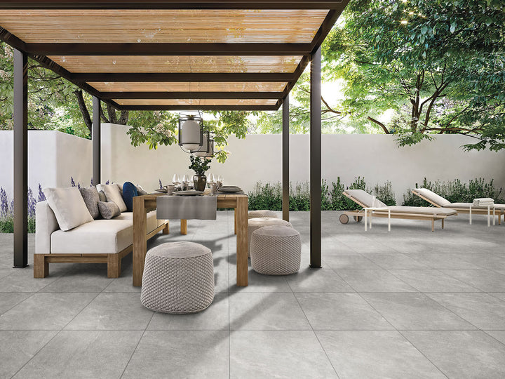 The Rocky Grigio Antislip Porcelain Tile Collection