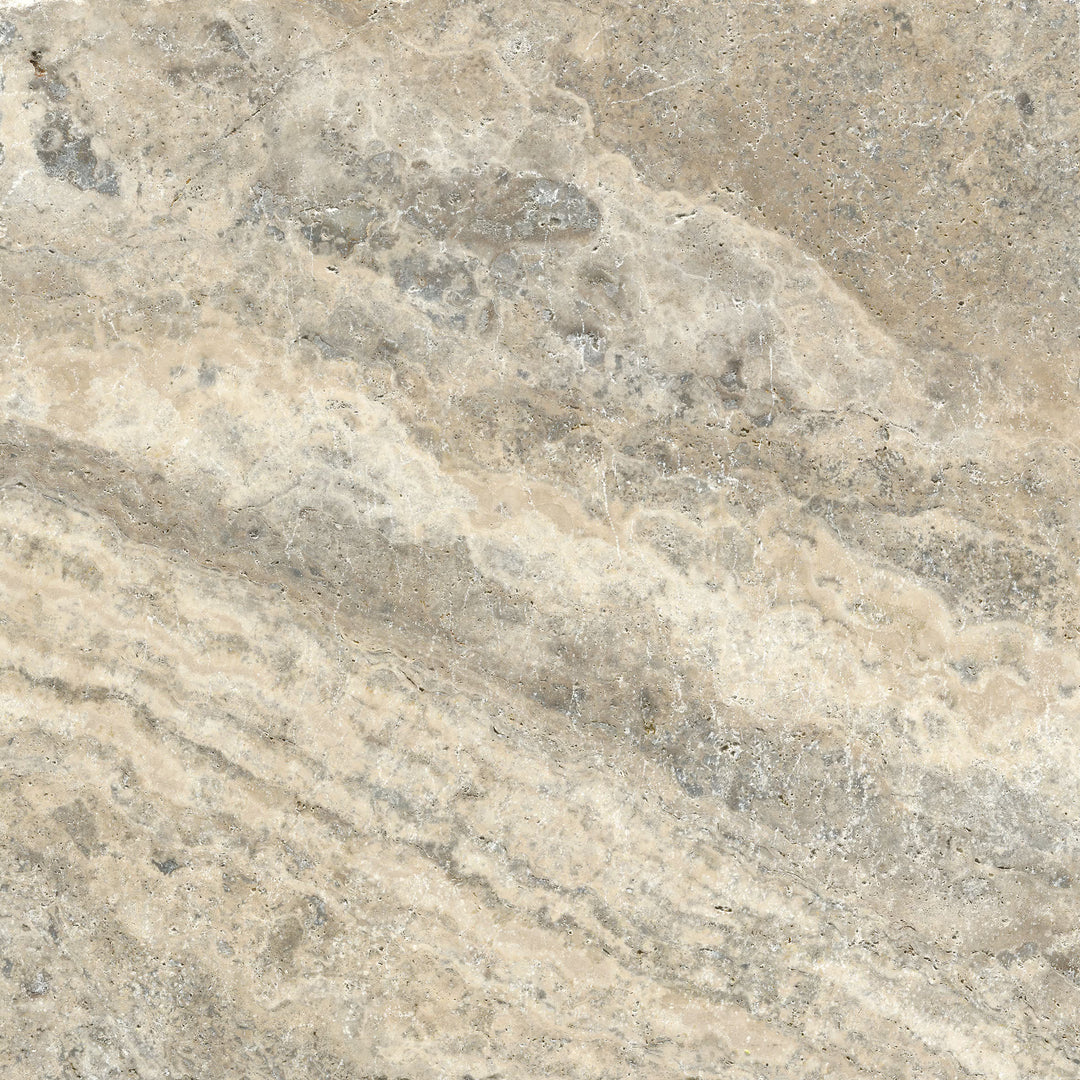 The Silver Travertine  Antislip Porcelain Tile Collection