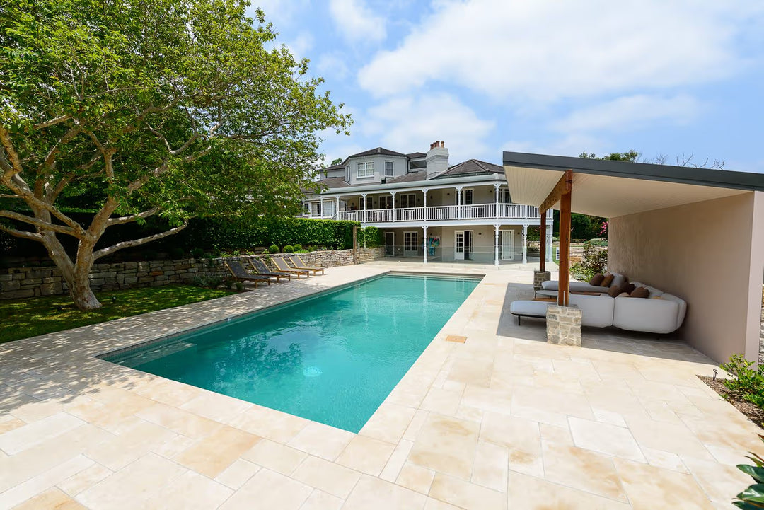 The Ezarri Zen Pale Cherry Pool Tile