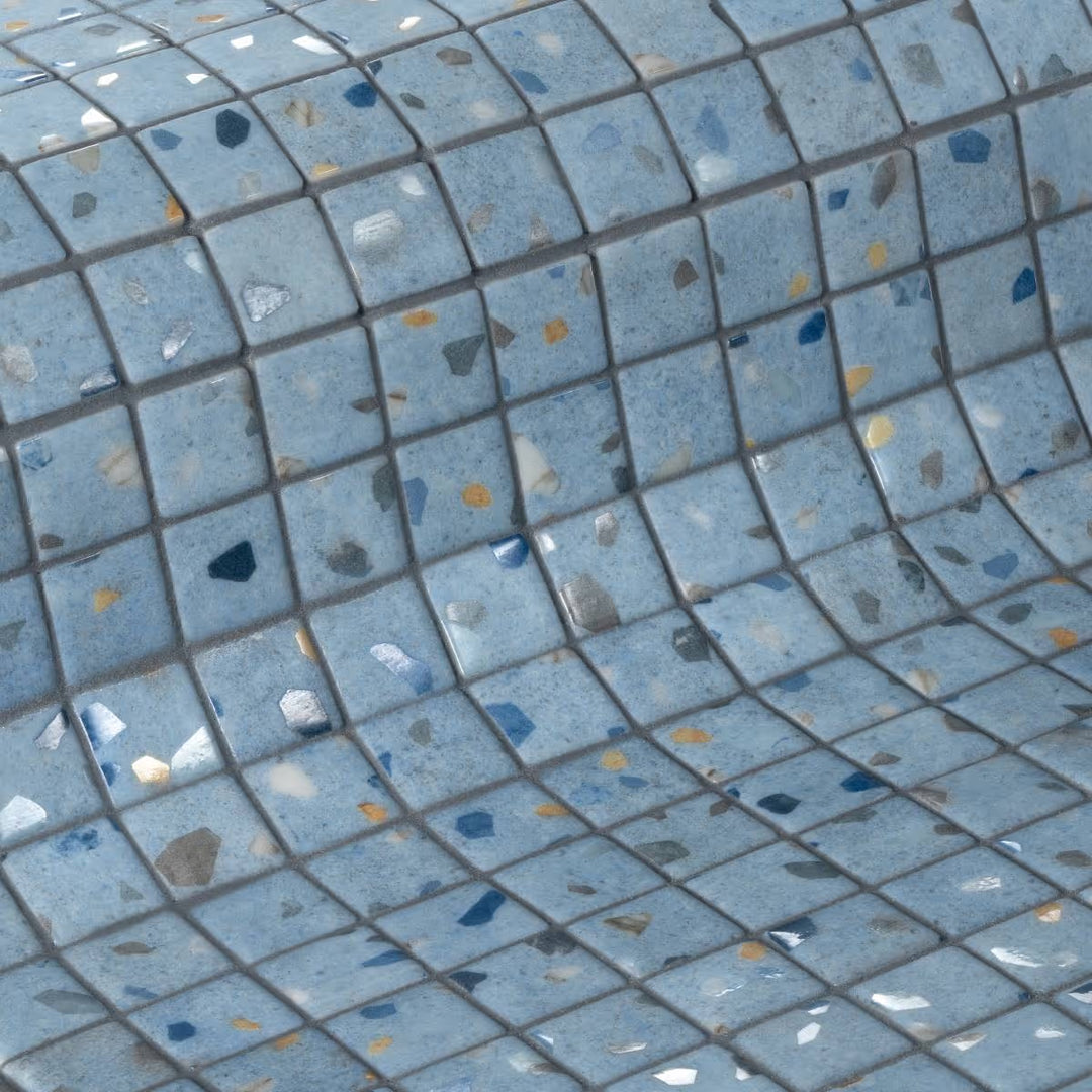 The Ezarri Terrazzo Sea Pool Tile Collection