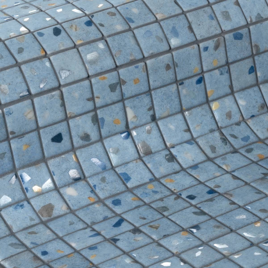 The Ezarri Terrazzo Sea Pool Tile Collection