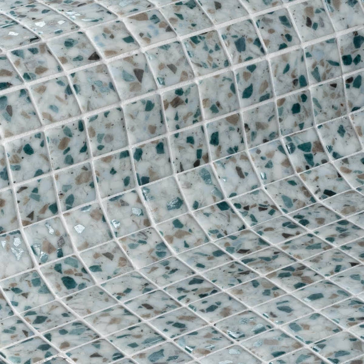 The Ezarri Terrazzo Ice Pool Tile Collection