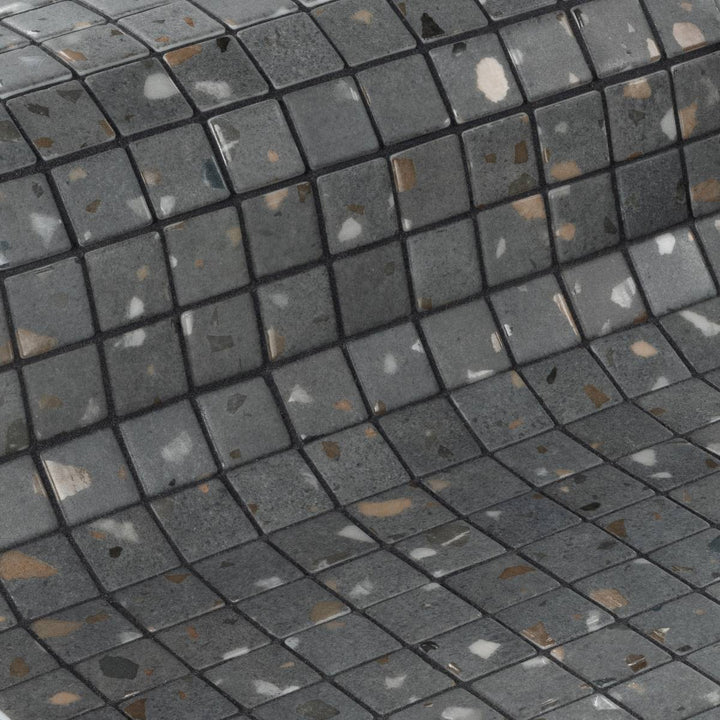 The Ezarri Terrazzo Grey Pool Tile Collection