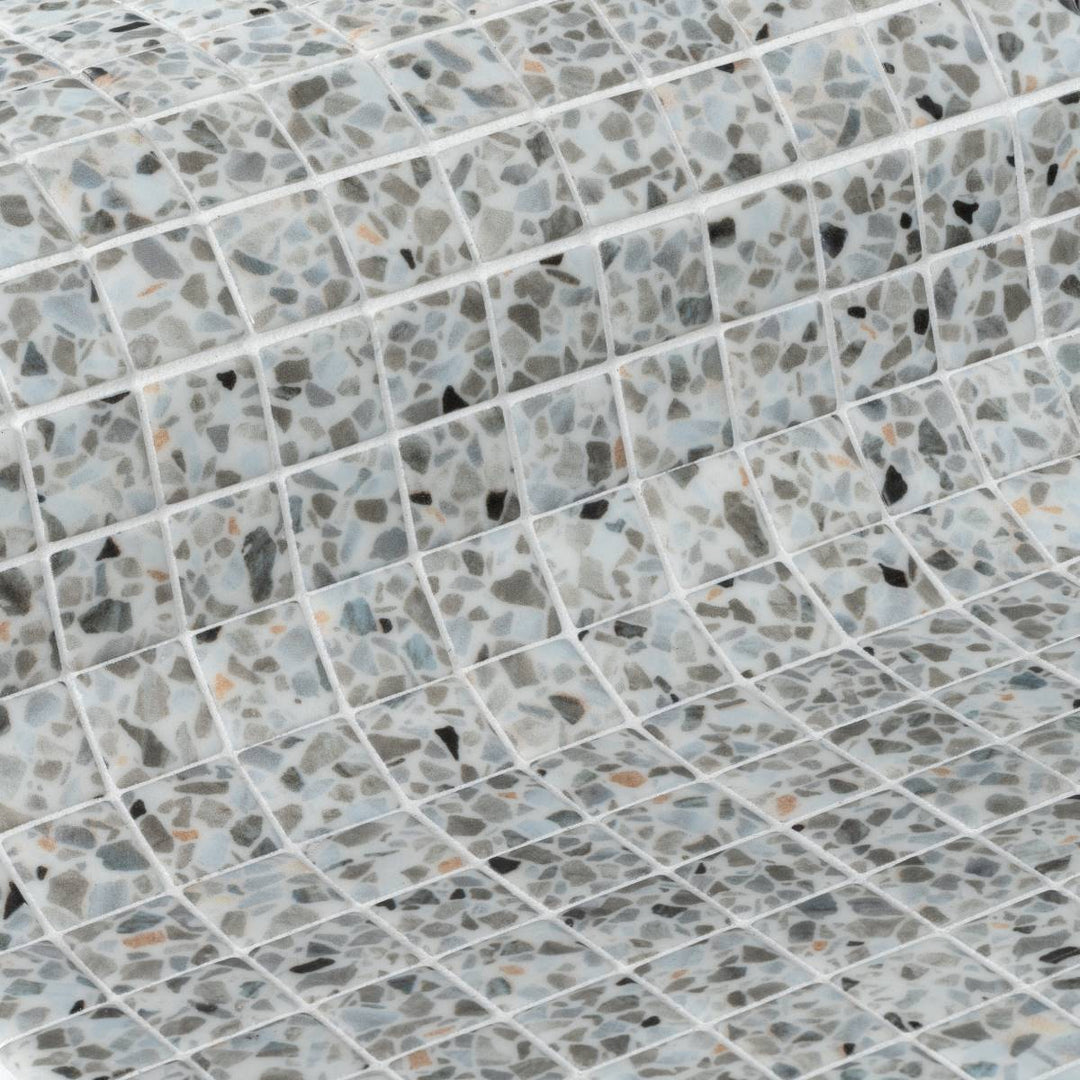 The Ezarri Terrazzo Gravel Pool Tile Collection