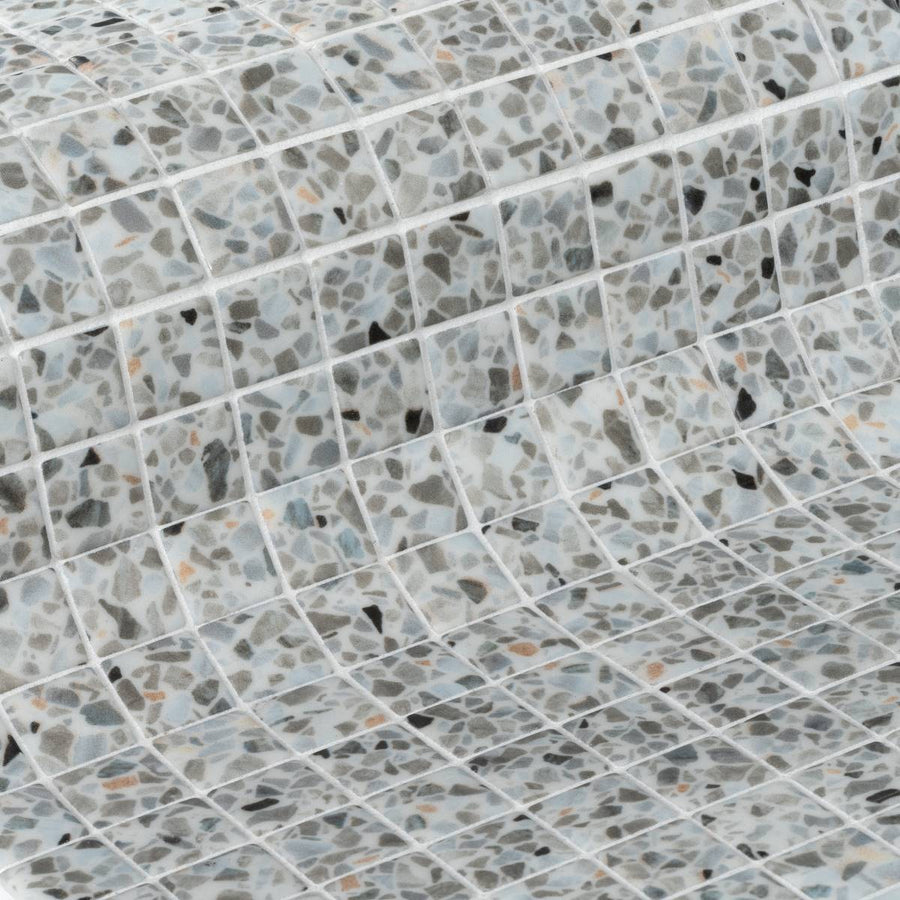 The Ezarri Terrazzo Gravel Pool Tile Collection