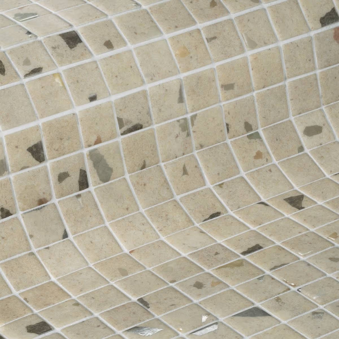 The Ezarri Terrazzo Clay Cove Pool Tile Collection