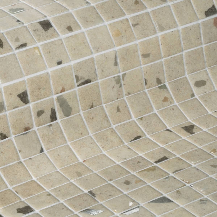 The Ezarri Terrazzo Clay Cove Pool Tile Collection