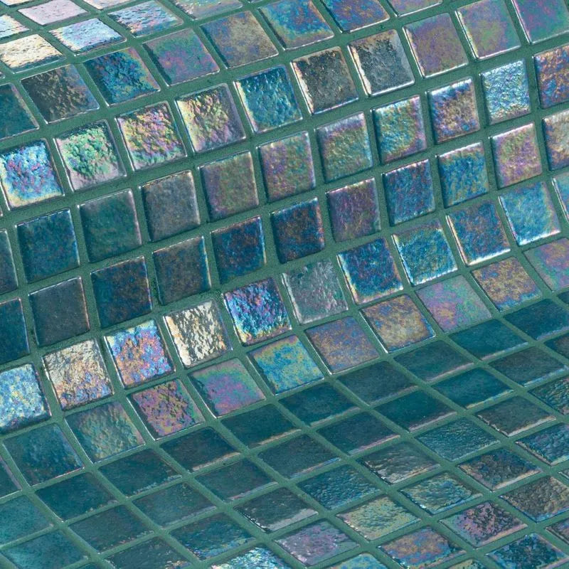 The Ezarri Iris Jade Pool Tile Collection