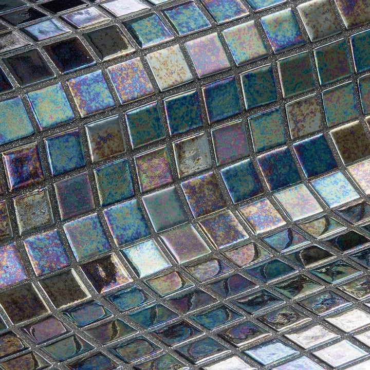 The Ezarri Iris Ebano Pool Tile Collection