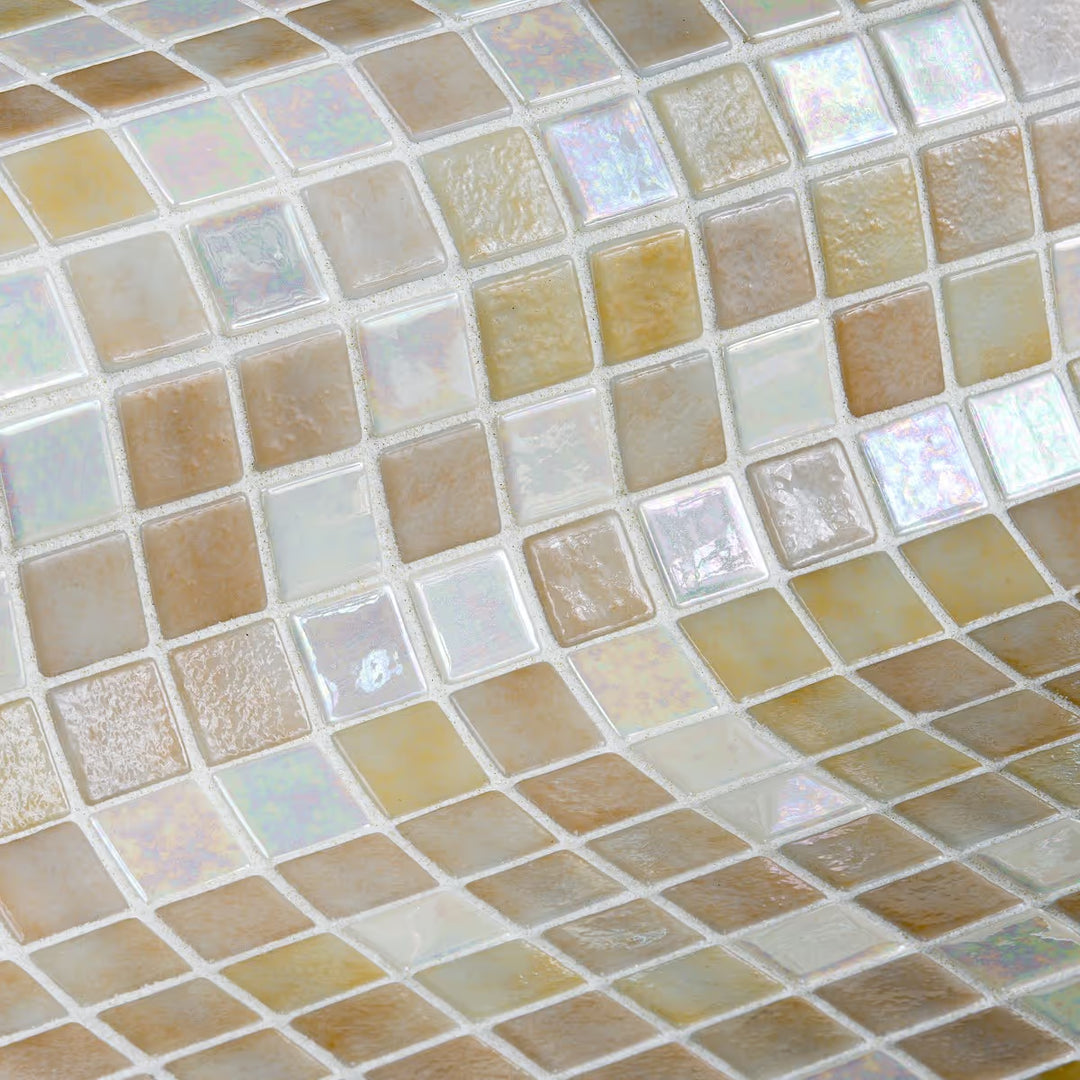 The Ezarri Iris Mix Sahara Pool Tile