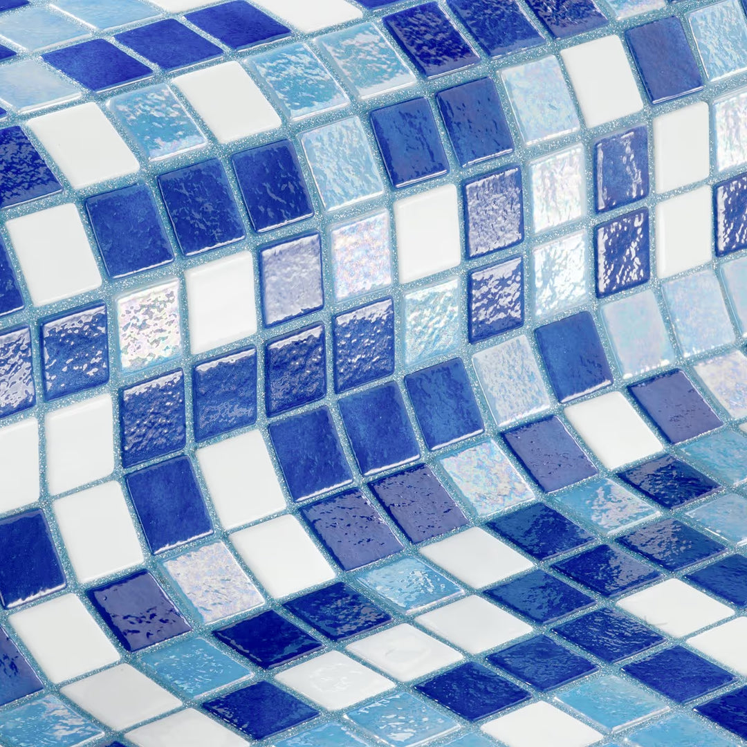 The Ezarri Iris Mix Oasis Pool Tile