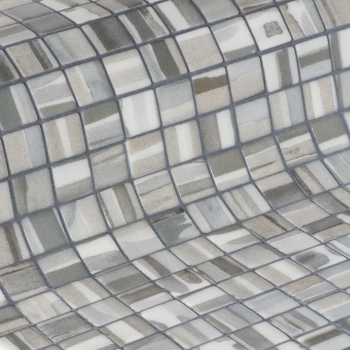 The Ezarri Aquarelle Layers Pool Tile Collection