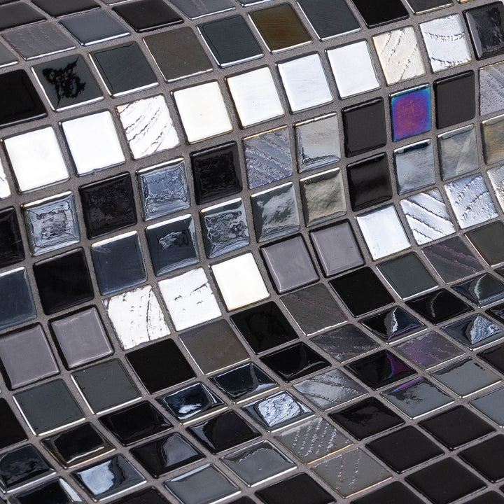 The Ezarri Black Russian Pool Tile
