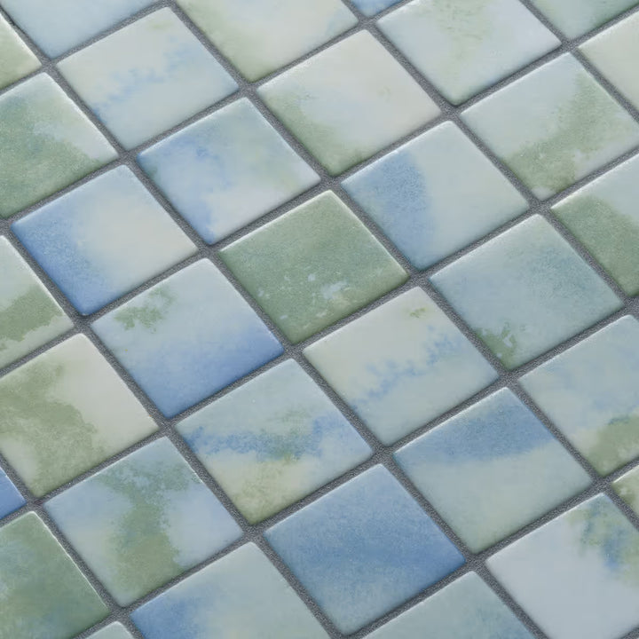 The Ezarri Aquarelle Fluid Pool tile Collection