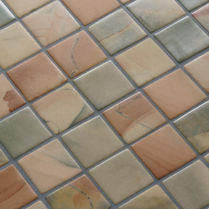 The Ezarri Aquarelle Effect Pool Tile Collection