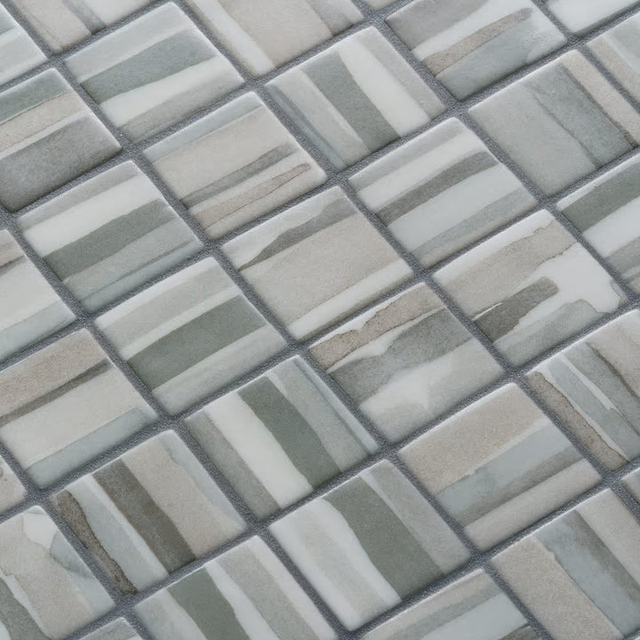 The Ezarri Aquarelle Layers Pool Tile Collection