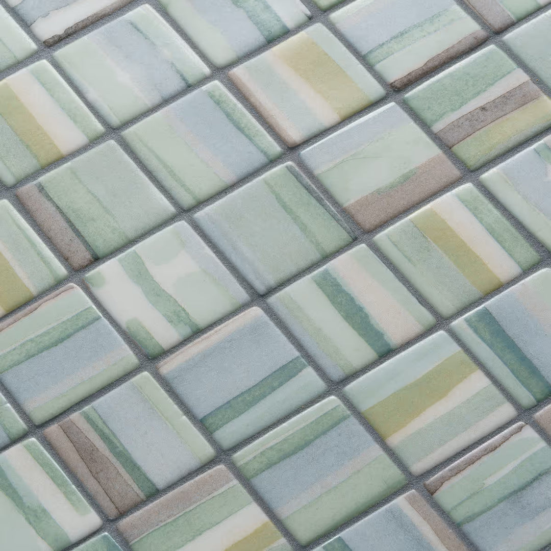 The Ezarri Aquarelle Pigment Pool Tile Collection