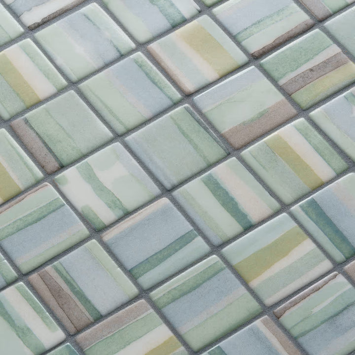 The Ezarri Aquarelle Pigment Pool Tile Collection
