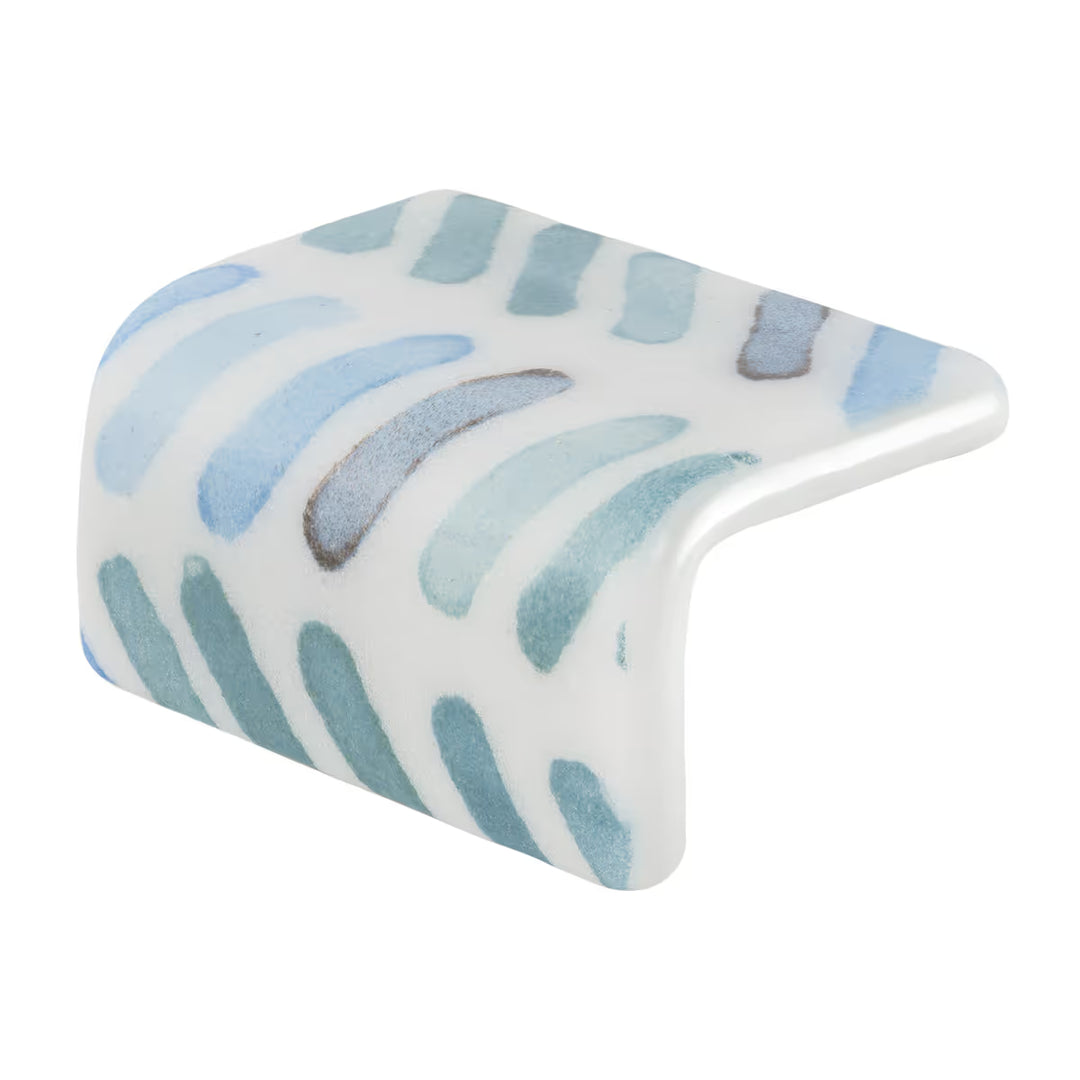 The Ezarri Aquarelle Strokes Pool Tile Collection