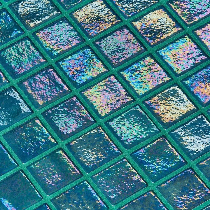 The Ezarri Iris Jade Pool Tile Collection