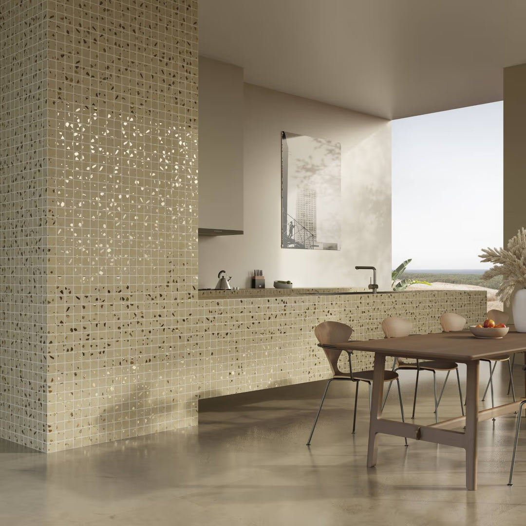 The Ezarri Terrazzo Clay Cove Pool Tile Collection, view 4