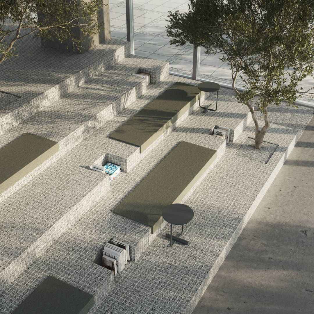 The Ezarri Terrazzo Gravel Pool Tile Collection, view 4
