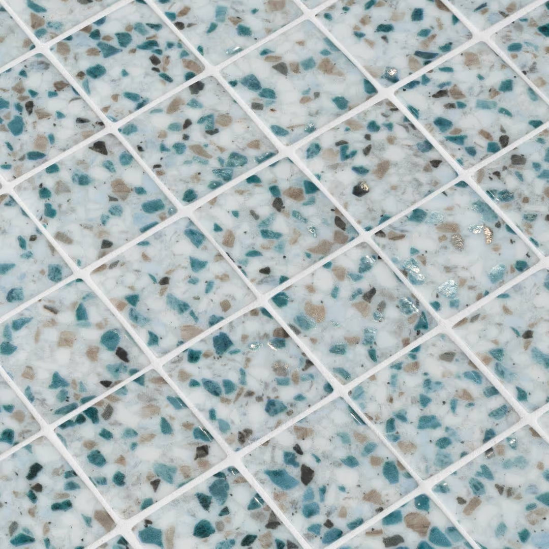 The Ezarri Terrazzo Ice Pool Tile Collection, view 4