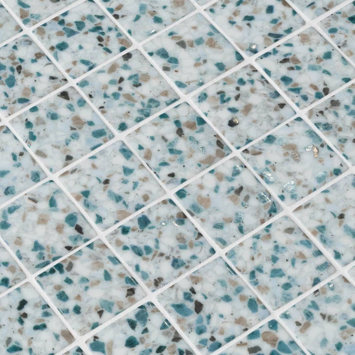 The Ezarri Terrazzo Ice Pool Tile Collection, view 4