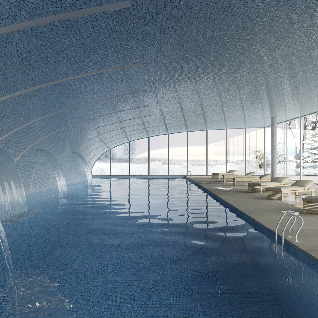 The Ezarri Terrazzo Sea Pool Tile Collection, view 4