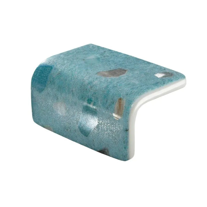 The Ezarri Terrazzo Teal Pool Tile Collection, view 5