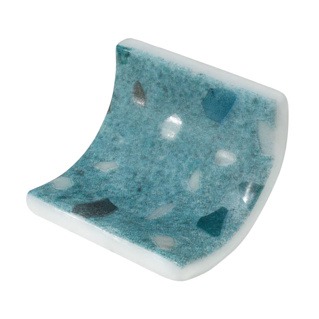 The Ezarri Terrazzo Teal Pool Tile Collection, view 4