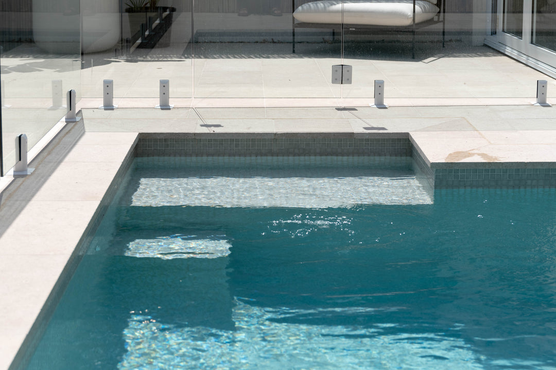 The Ezarri Niebla 22-B Pool Tile Collection