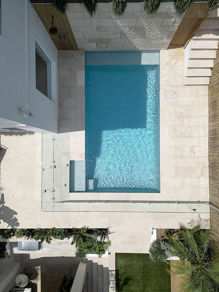 The Ezarri Niebla 22-B Pool Tile Collection