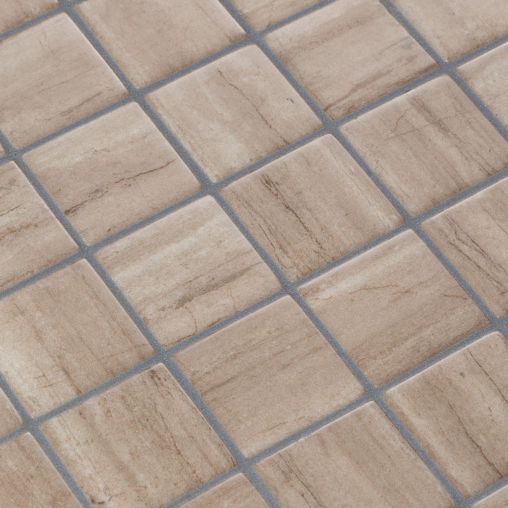 The Ezzari Zen Creamstone Pool Tile Collection