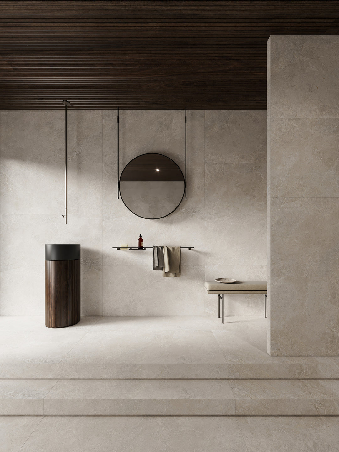 Atlantic Tundra Collection Beige Porcelain Tiles