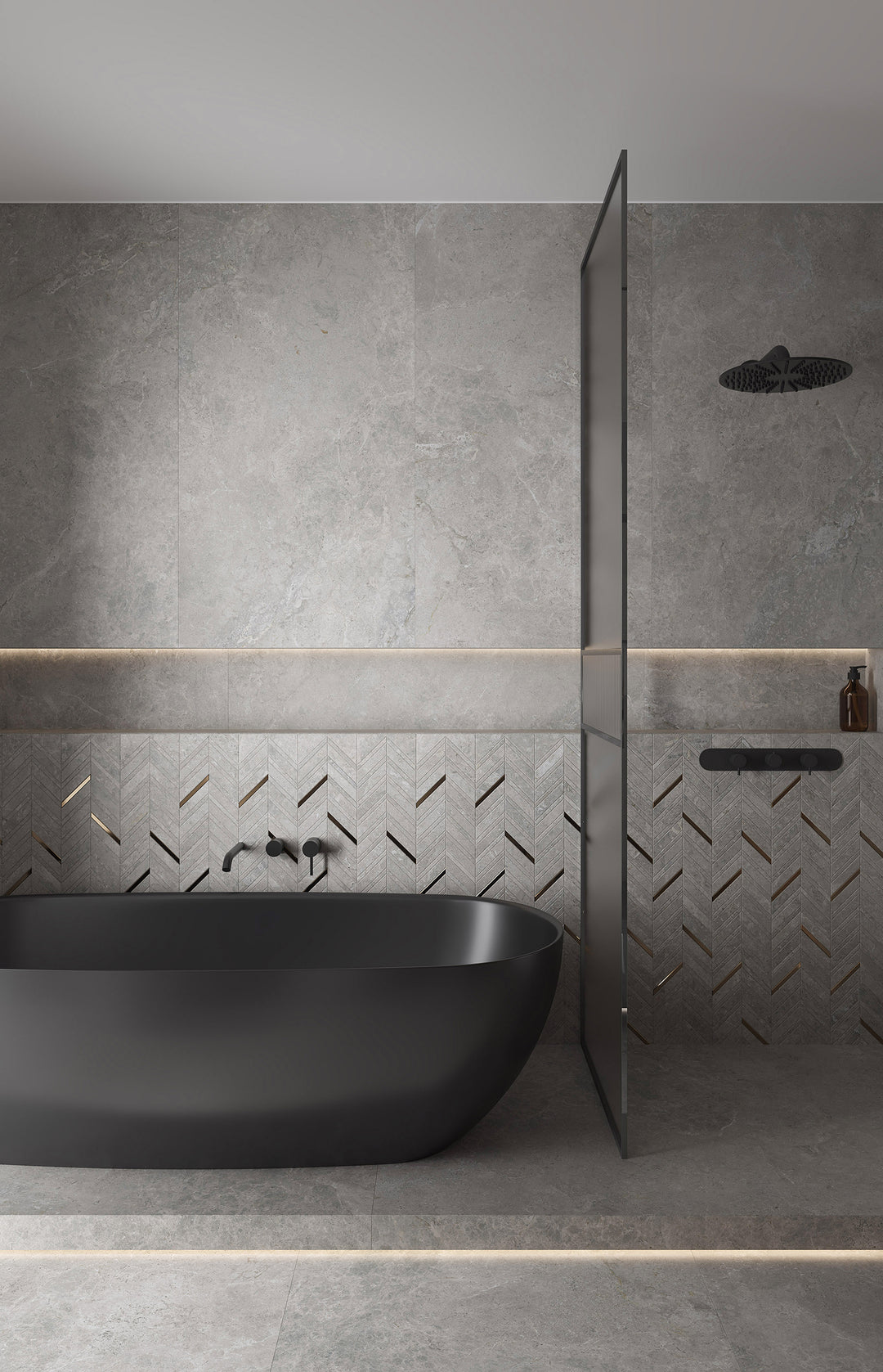 Atlantic Tundra Collection Grey Porcelain Tiles
