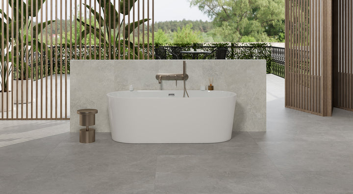 Atlantic Tundra Collection Grey Porcelain Tiles