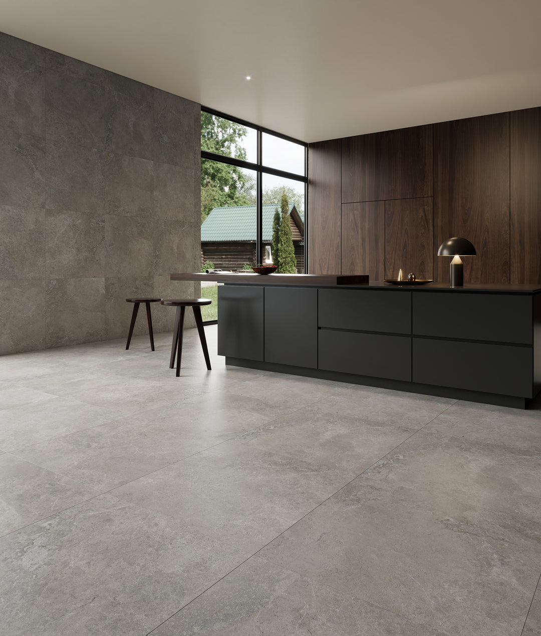 Atlantic Tundra Collection Grey Porcelain Tiles