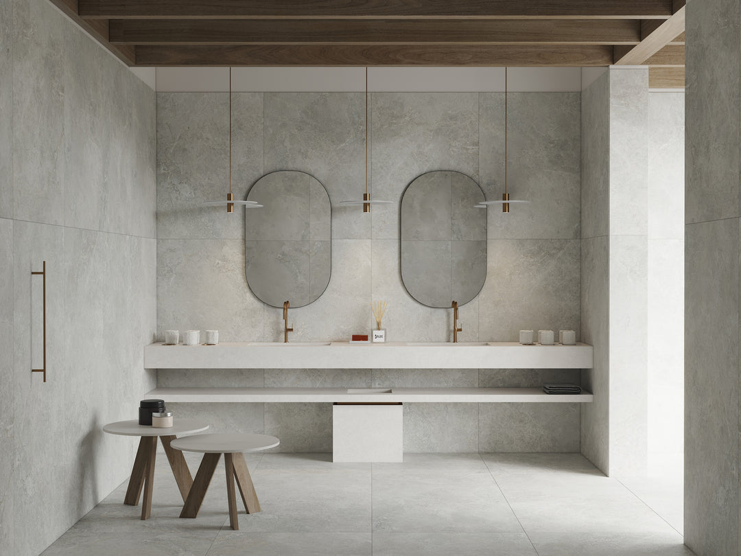 Atlantic Tundra Collection White Porcelain Tiles
