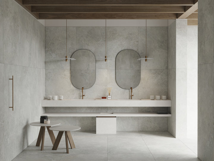 Atlantic Tundra Collection White Porcelain Tiles