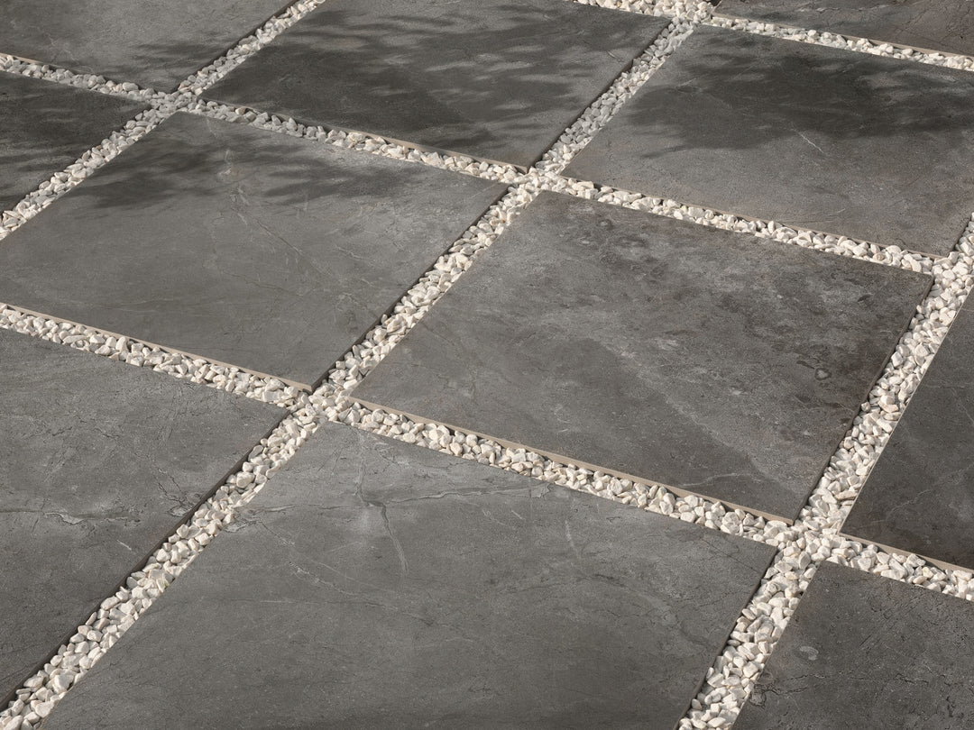 Chiswick Collection Charcoal Stone Look Porcelain Tile